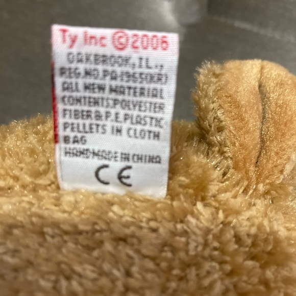 Ty Beanie Baby Classic Chestnut The Reindeer Plaid and Green Antlers - Picture 4 of 5